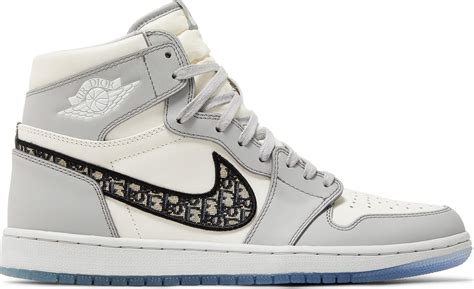 grey jordans dior|jordan 1 Dior high top.